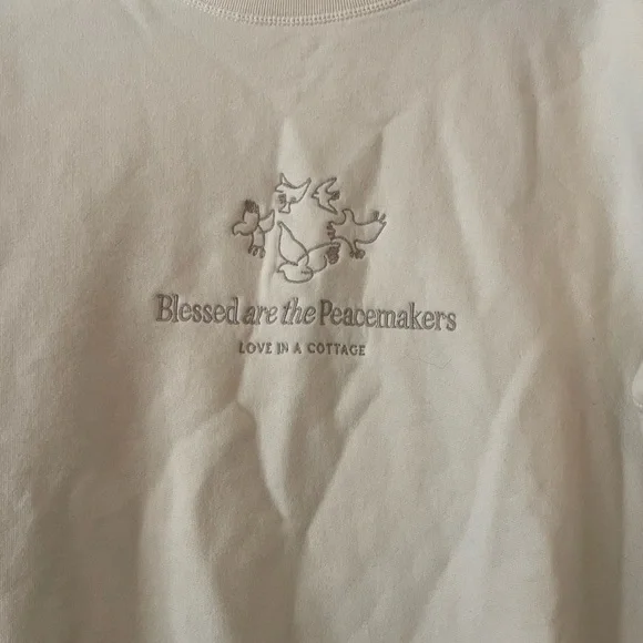 Blessed are the Peacemakers Graphic Sweatshirt - Picture 2 of 3